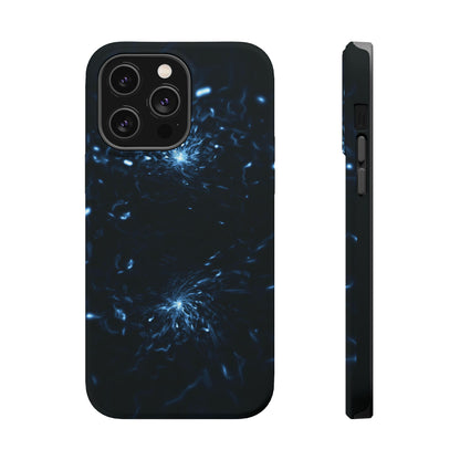 Galaxy Phone Case - Aesthetic iPhone Case | Blue Abstract Energy Design | Gifts for Him/Her | Sci-Fi Tech Vibes