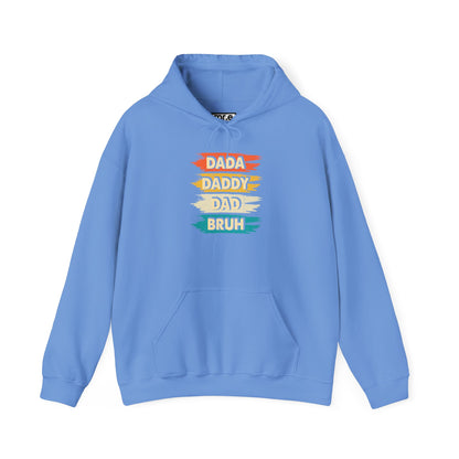 Dada Daddy Dad Bruh Hoodie – Funny Gift for Modern Dads of All Stages