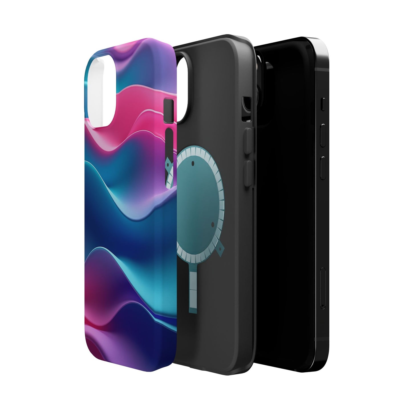 Aesthetic Wave Phone Case - Pastel iPhone Case, Cute Tumbler Gift Idea, Soft Girl Design