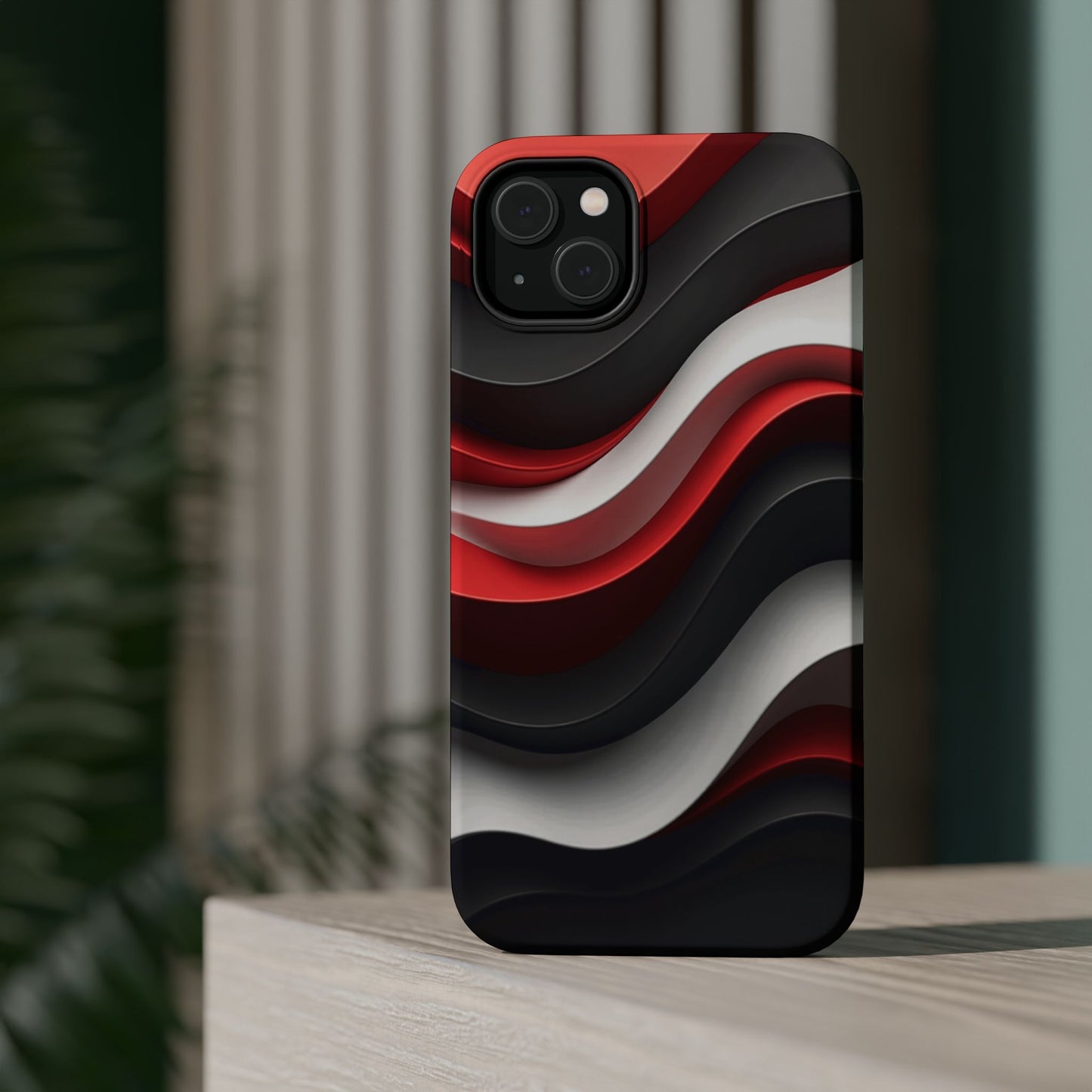 Statement Wave Phone Case - Aesthetic iPhone Case, Edgy Gift Idea, Trendy Summer Accessory