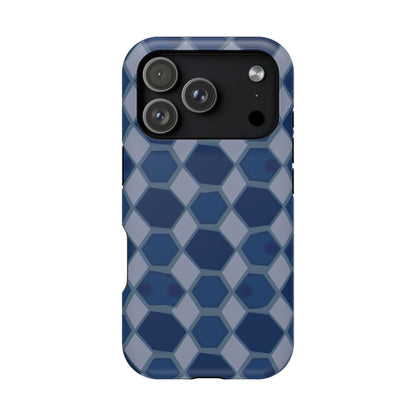 Hexagonal Elegance Phone Case – Stylish Geometric Phone Cover for iPhone & Samsung | Premium Polycarbonate Design with Sleek Minimalist Look | Anti-Slip & Shockproof Protection