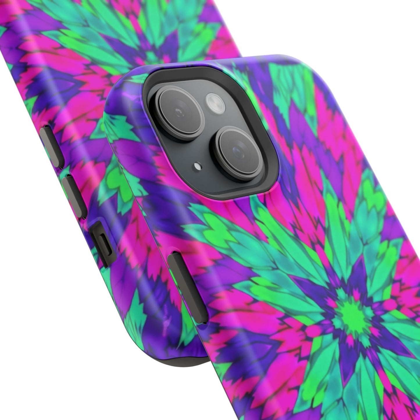 Psychedelic Mandala Phone Case - Trippy Art Gift | Colorful Flower Cases for iPhone Lovers