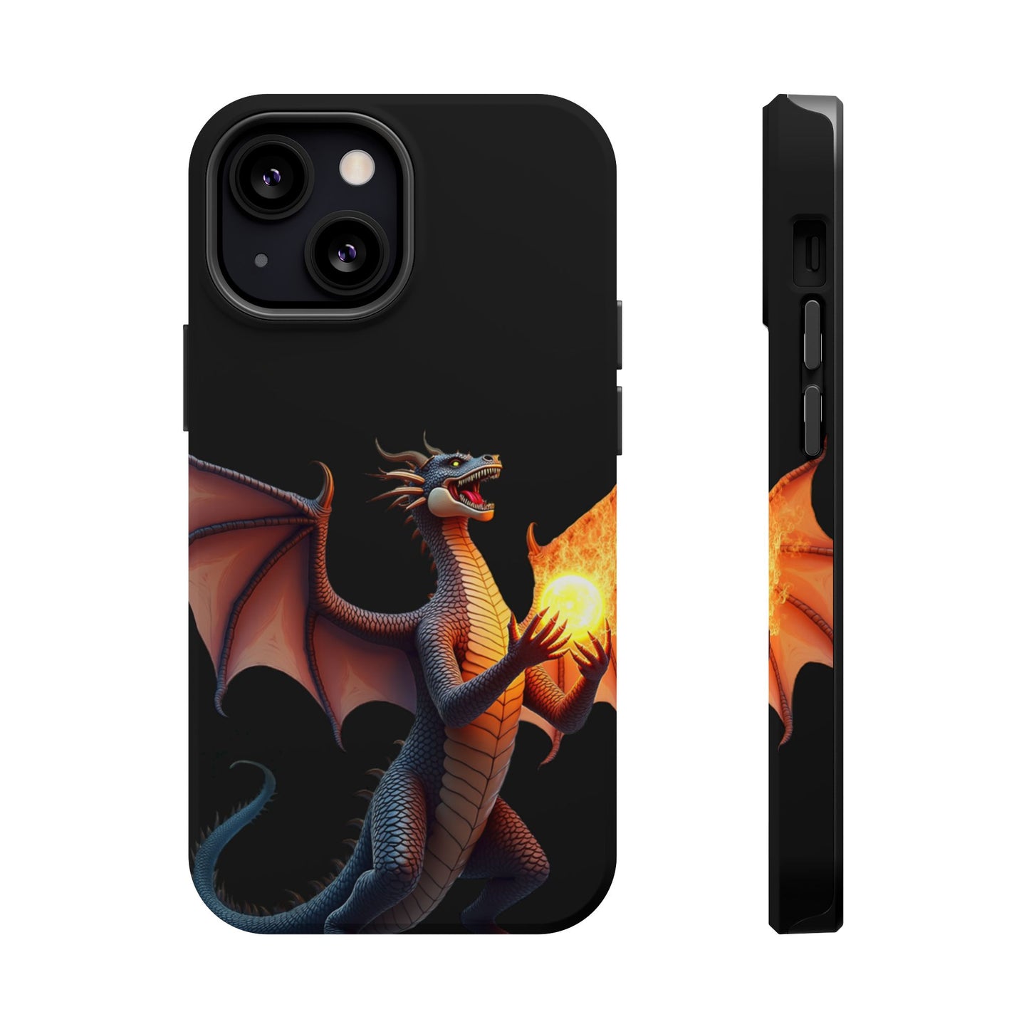 Dragon Fantasy MagSafe® iPhone Tough Case – Stunning Solid Design Protective Cover with Mythical Design