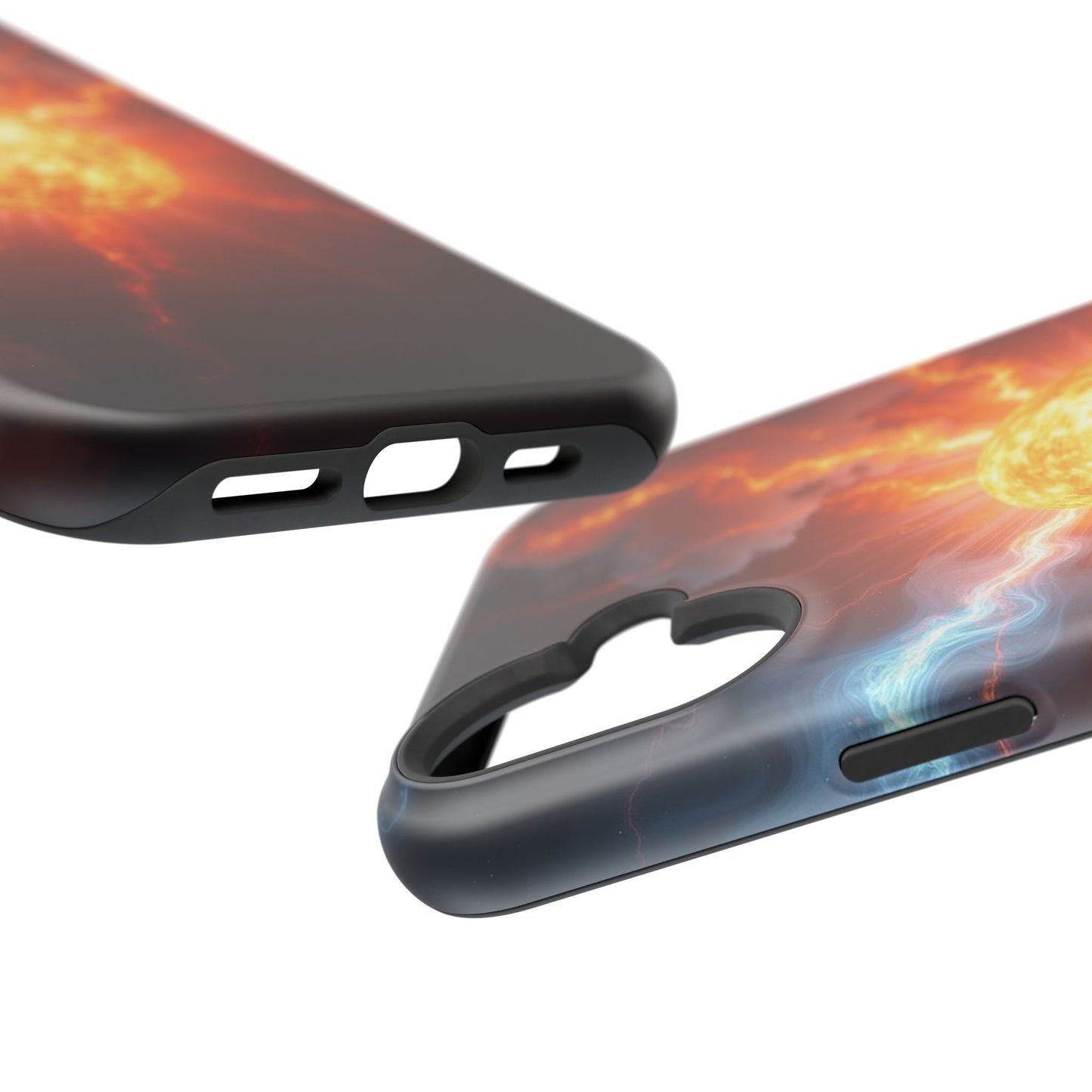 Solar Flare iPhone Case - Fiery Sunburst Space Design - Astronomy Gift Idea