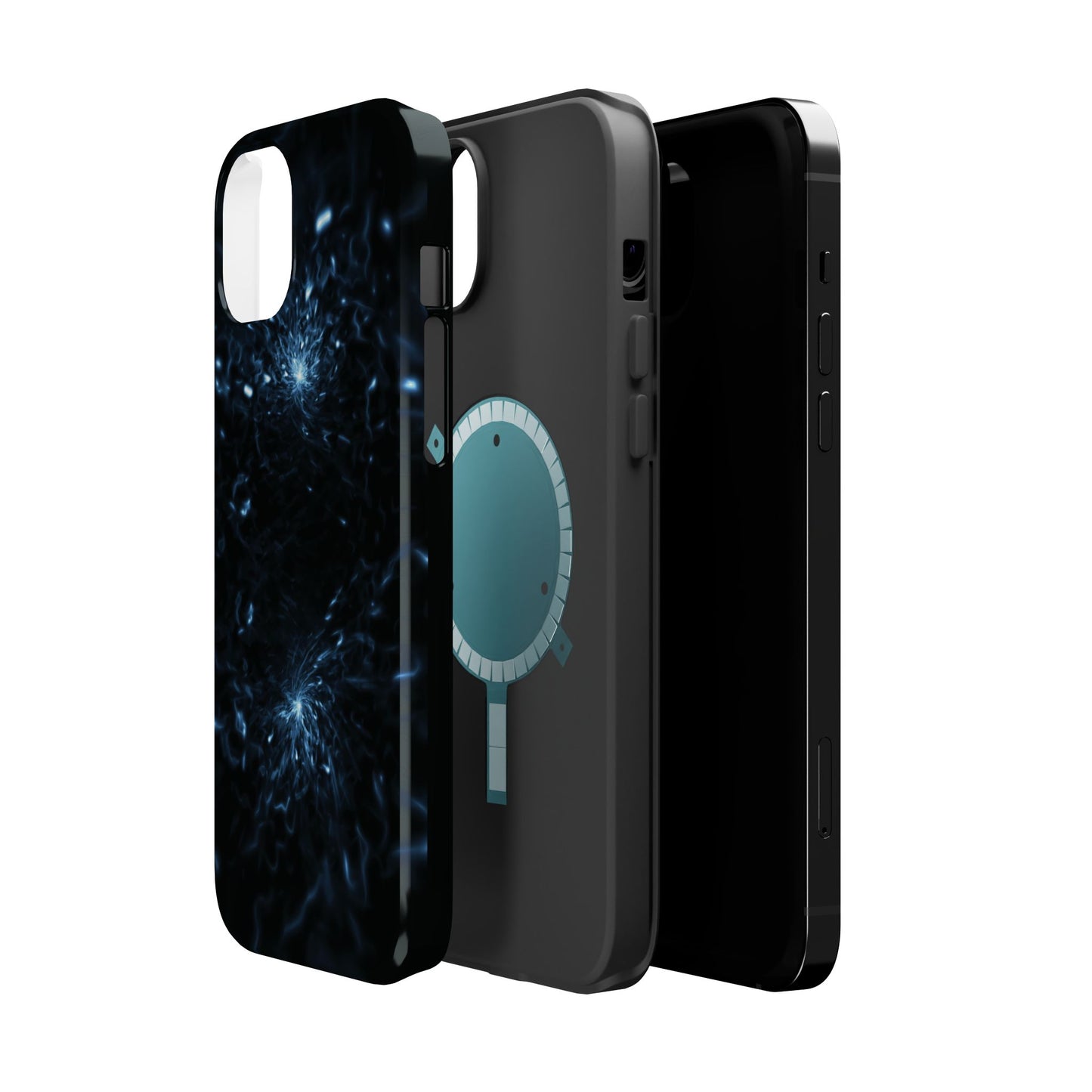 Galaxy Phone Case - Aesthetic iPhone Case | Blue Abstract Energy Design | Gifts for Him/Her | Sci-Fi Tech Vibes