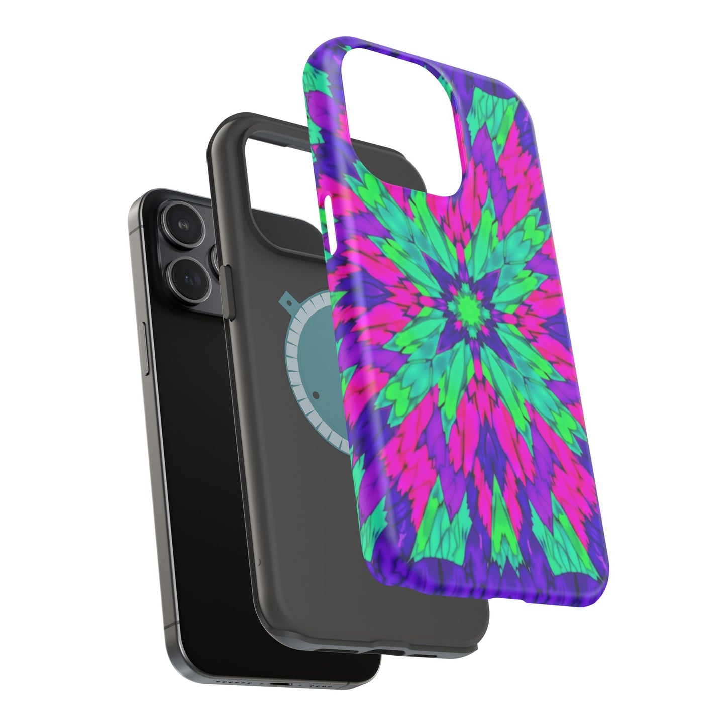 Psychedelic Mandala Phone Case - Trippy Art Gift | Colorful Flower Cases for iPhone Lovers