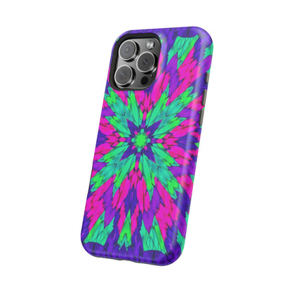 Psychedelic Mandala Phone Case - Trippy Art Gift | Colorful Flower Cases for iPhone Lovers