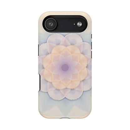 Pastel Mandala Phone Case - Aesthetic iPhone Case, Floral Gift Idea, Spiritual Zen Design