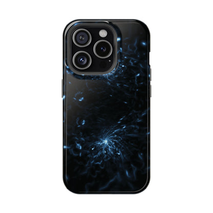 Galaxy Phone Case - Aesthetic iPhone Case | Blue Abstract Energy Design | Gifts for Him/Her | Sci-Fi Tech Vibes
