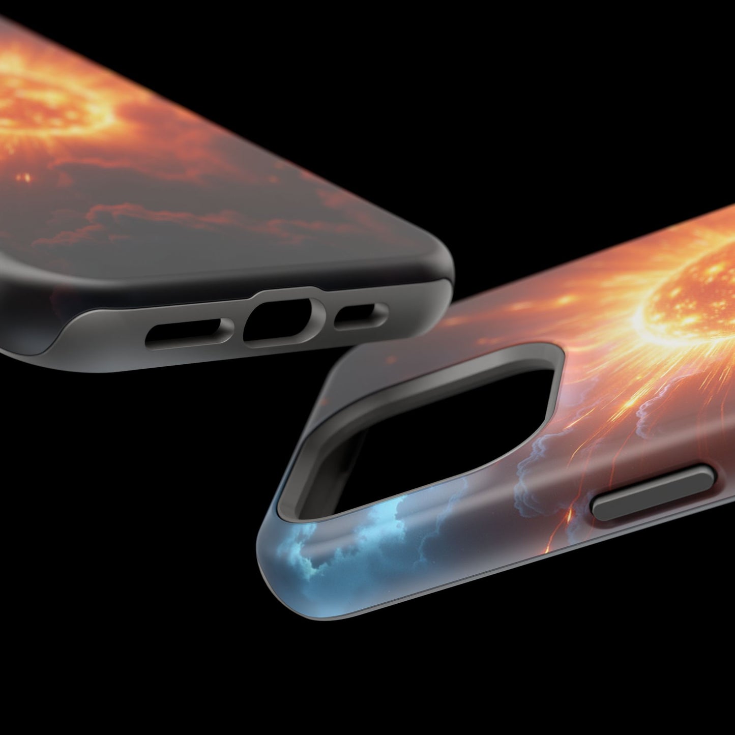 Sun Phone Case - Fiery Starburst iPhone Cover - Astronomy Gift for Him/Her