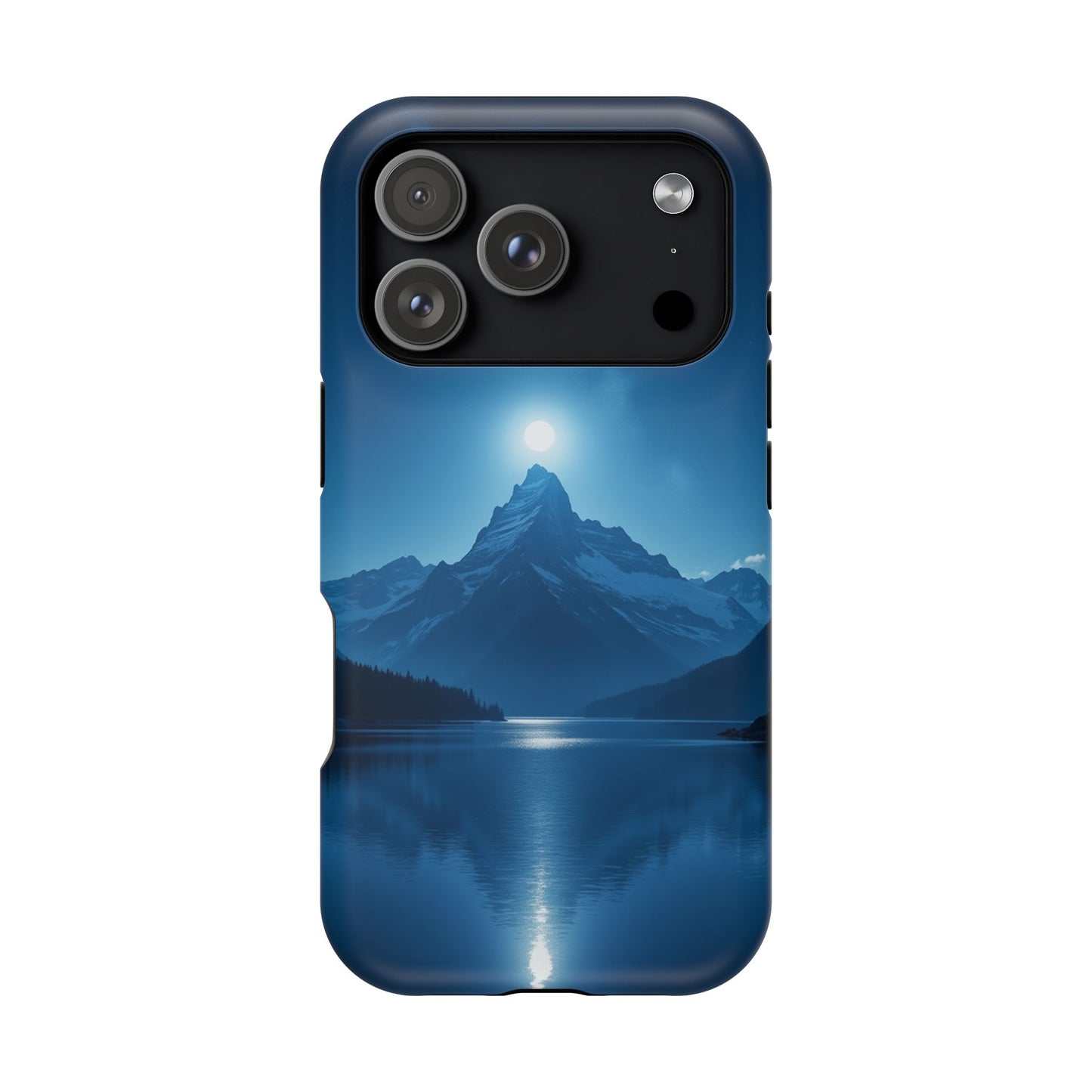 Mountain Moon Phone Case - Serene Landscape iPhone Cover - Nature Lover Gift