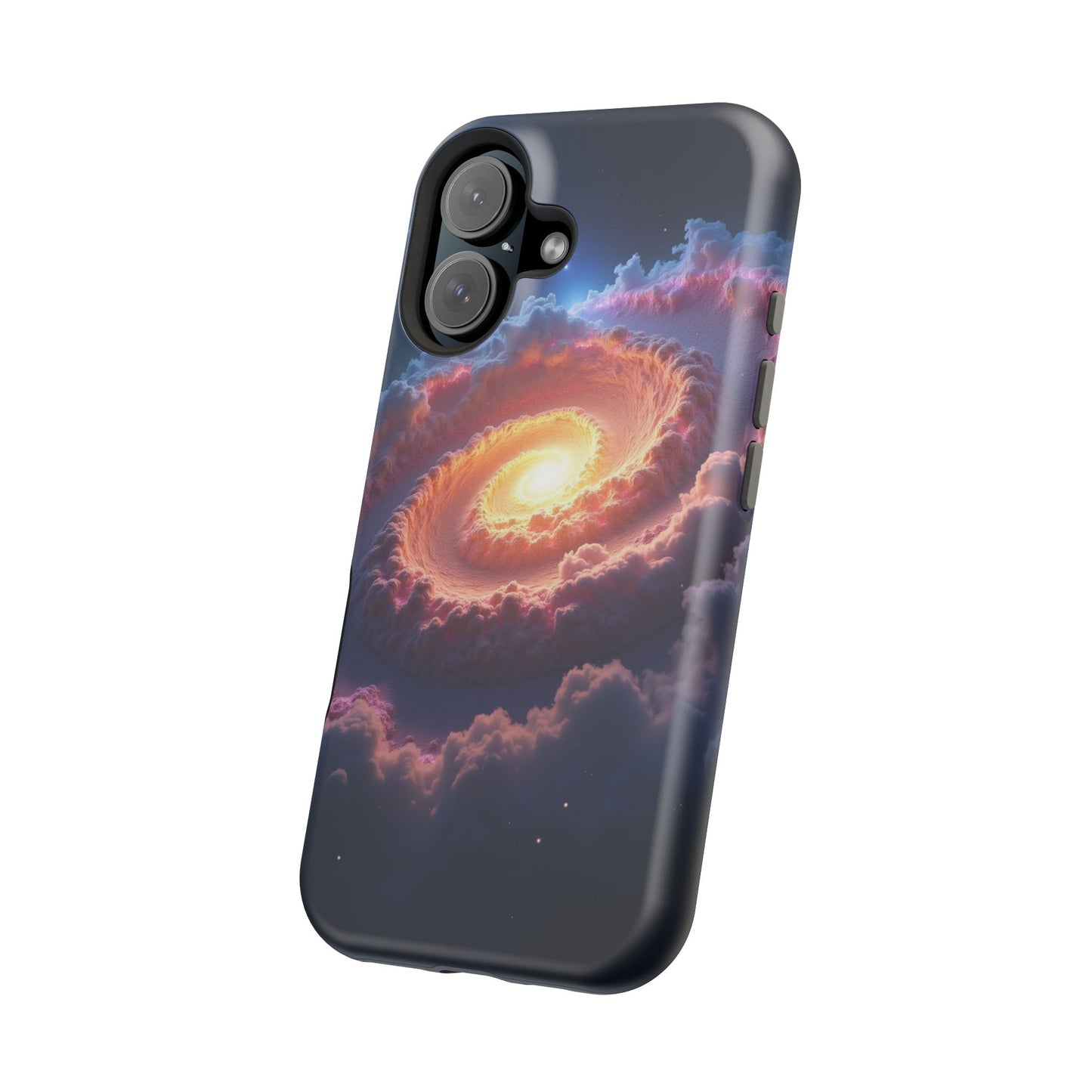 Ethereal Spiral Galaxy Phone Case for iPhone | Dreamy Aesthetic Slim Protective Cover