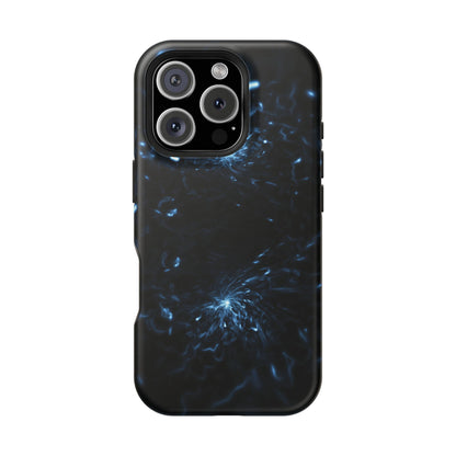 Galaxy Phone Case - Aesthetic iPhone Case | Blue Abstract Energy Design | Gifts for Him/Her | Sci-Fi Tech Vibes