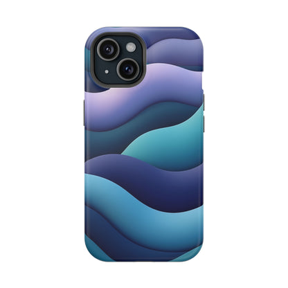 Blue Wave Phone Case - Aesthetic iPhone Case, Calming Gift Idea, Minimalist Summer Accessory