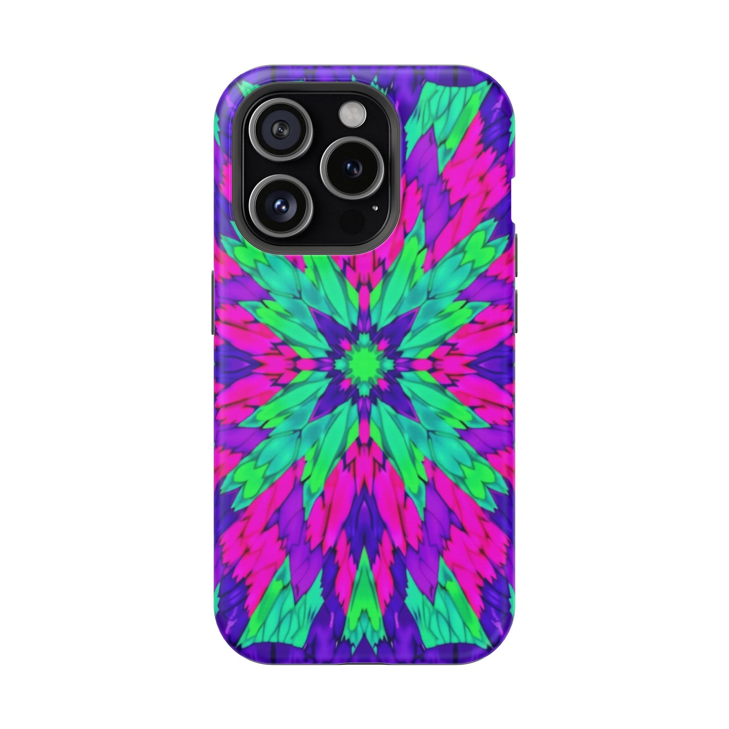 Psychedelic Mandala Phone Case - Trippy Art Gift | Colorful Flower Cases for iPhone Lovers