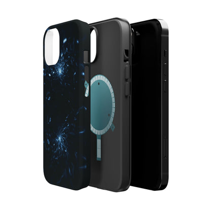Galaxy Phone Case - Aesthetic iPhone Case | Blue Abstract Energy Design | Gifts for Him/Her | Sci-Fi Tech Vibes