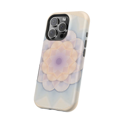Pastel Mandala Phone Case - Aesthetic iPhone Case, Floral Gift Idea, Spiritual Zen Design
