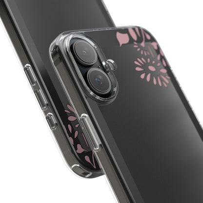 Elegant Floral Clear Phone Case – Minimalist Chic Protection