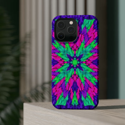 Psychedelic Mandala Phone Case - Trippy Art Gift | Colorful Flower Cases for iPhone Lovers