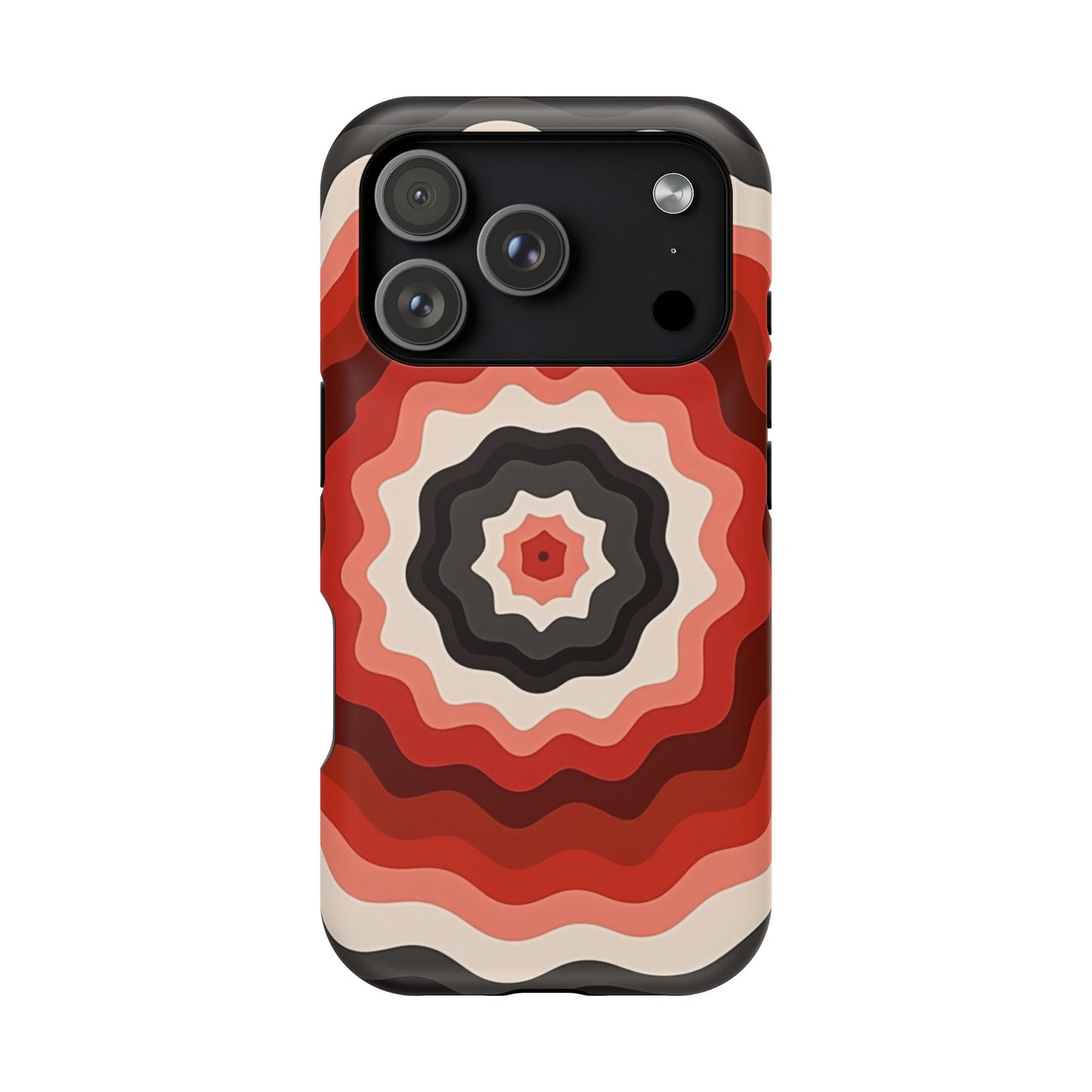 70s Wave Phone Case - Aesthetic iPhone Case, Vintage Gift Idea, Trendy Summer Accessory