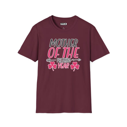 "Mother of the Year" Funny & Stylish Mom T-Shirt – Cute Sassy Motherhood Gift Tee for Real-Life Superheroes