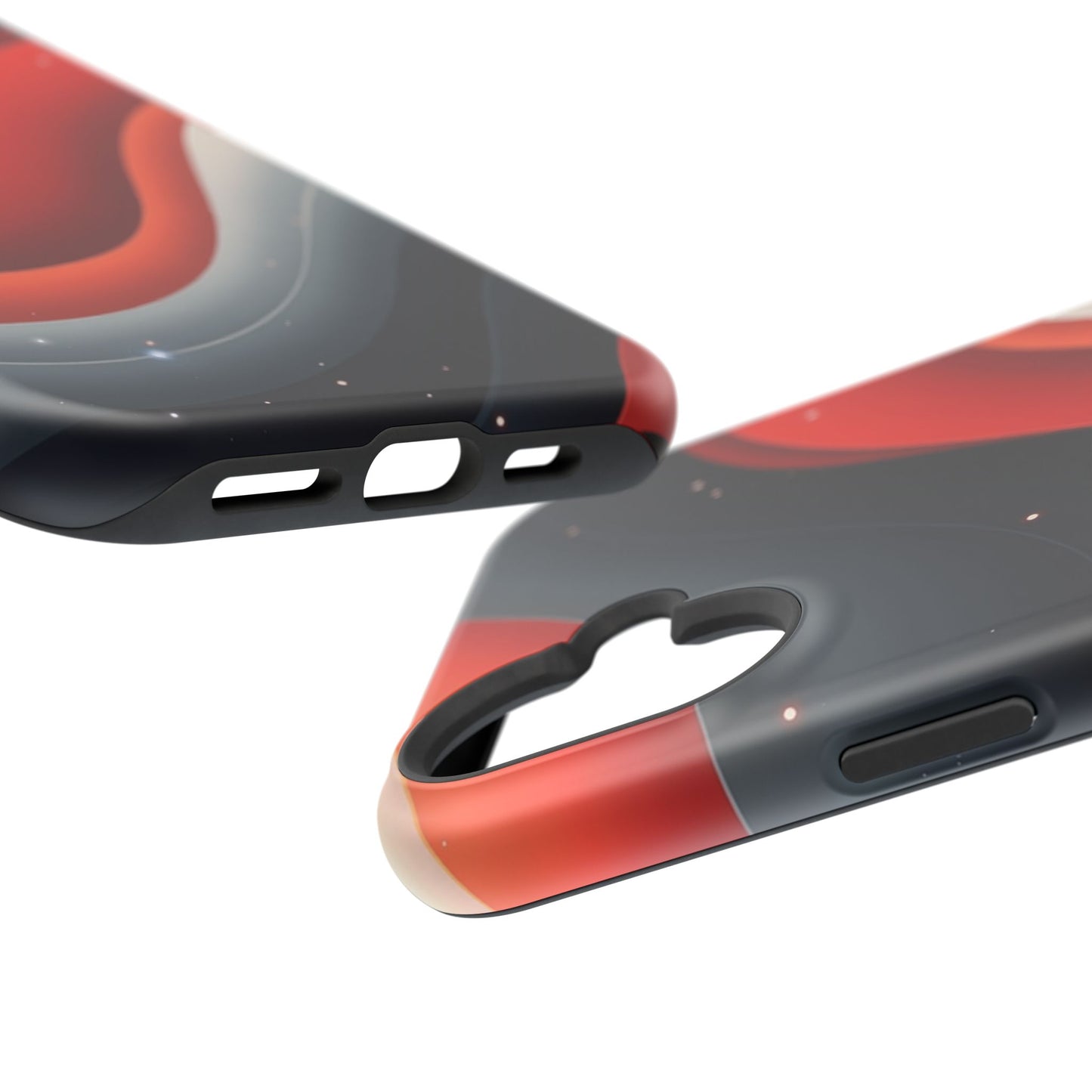 Celestial Waves iPhone Case - Galaxy Space Design, Aesthetic Gift Idea