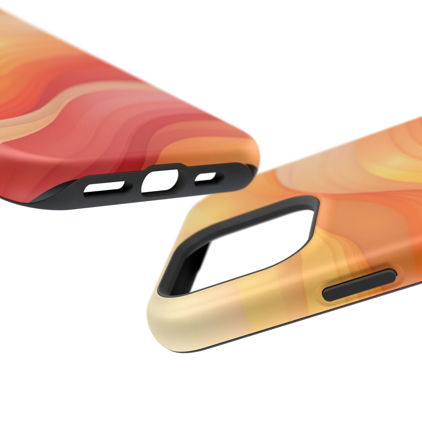 Sunset Phone Case - Aesthetic iPhone Case | Warm Gradient Wave Design | Gifts for Her | Beachy Summer Vibes