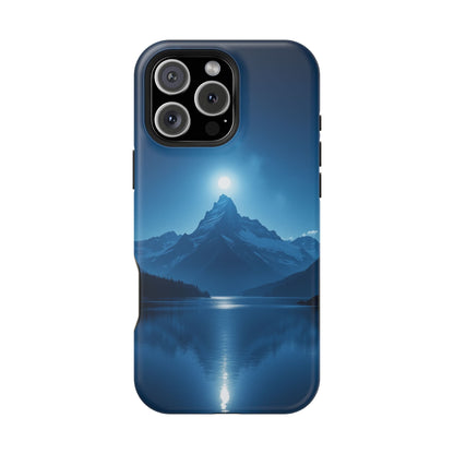 Mountain Moon Phone Case - Serene Landscape iPhone Cover - Nature Lover Gift
