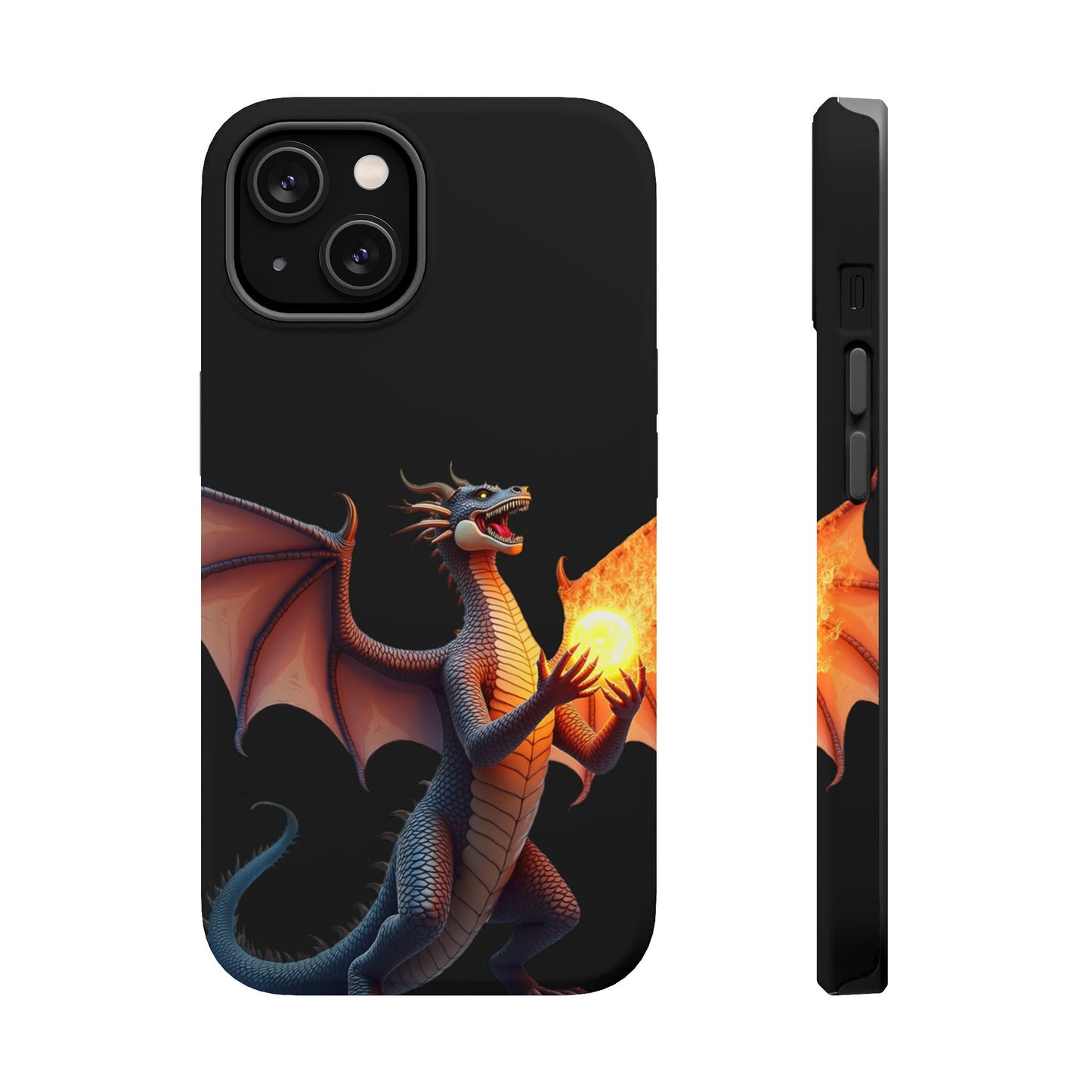 Dragon Fantasy MagSafe® iPhone Tough Case – Stunning Solid Design Protective Cover with Mythical Design