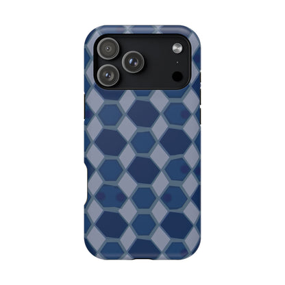 Hexagonal Elegance Phone Case – Stylish Geometric Phone Cover for iPhone & Samsung | Premium Polycarbonate Design with Sleek Minimalist Look | Anti-Slip & Shockproof Protection