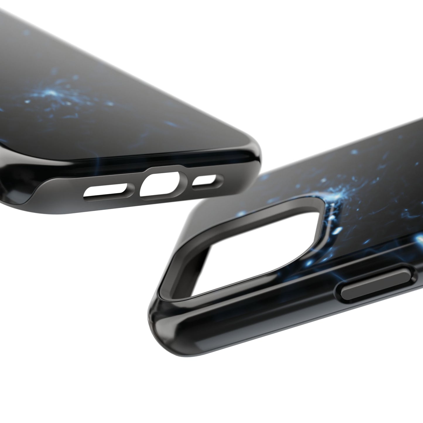 Galaxy Phone Case - Aesthetic iPhone Case | Blue Abstract Energy Design | Gifts for Him/Her | Sci-Fi Tech Vibes