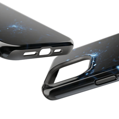 Galaxy Phone Case - Aesthetic iPhone Case | Blue Abstract Energy Design | Gifts for Him/Her | Sci-Fi Tech Vibes