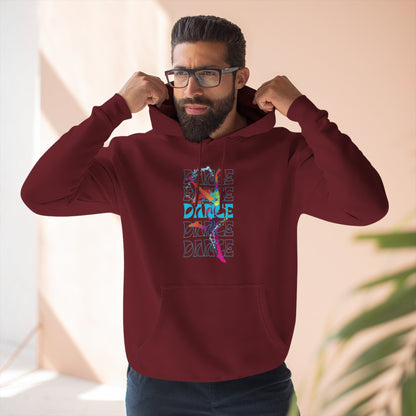 “Dance Dance Dance” Graphic Pullover, Motivational Dancer Gift, Dance Moms Inspired Apparel, Cozy Unisex Hoodie