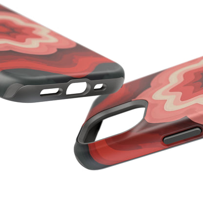 Retro Flower Phone Case - Aesthetic iPhone Case, 70s Inspired Gift, Groovy Pattern Design