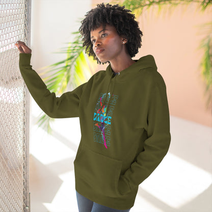 “Dance Dance Dance” Graphic Pullover, Motivational Dancer Gift, Dance Moms Inspired Apparel, Cozy Unisex Hoodie