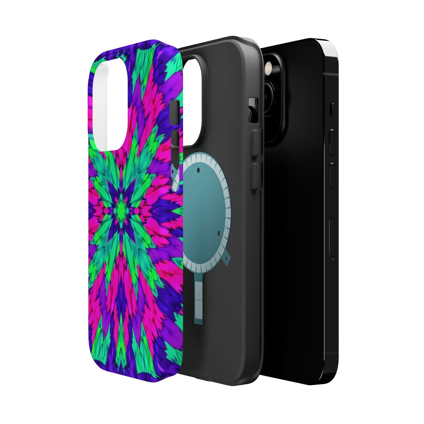 Psychedelic Mandala Phone Case - Trippy Art Gift | Colorful Flower Cases for iPhone Lovers