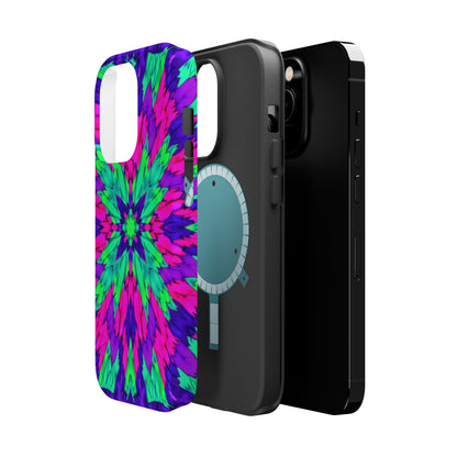 Psychedelic Mandala Phone Case - Trippy Art Gift | Colorful Flower Cases for iPhone Lovers