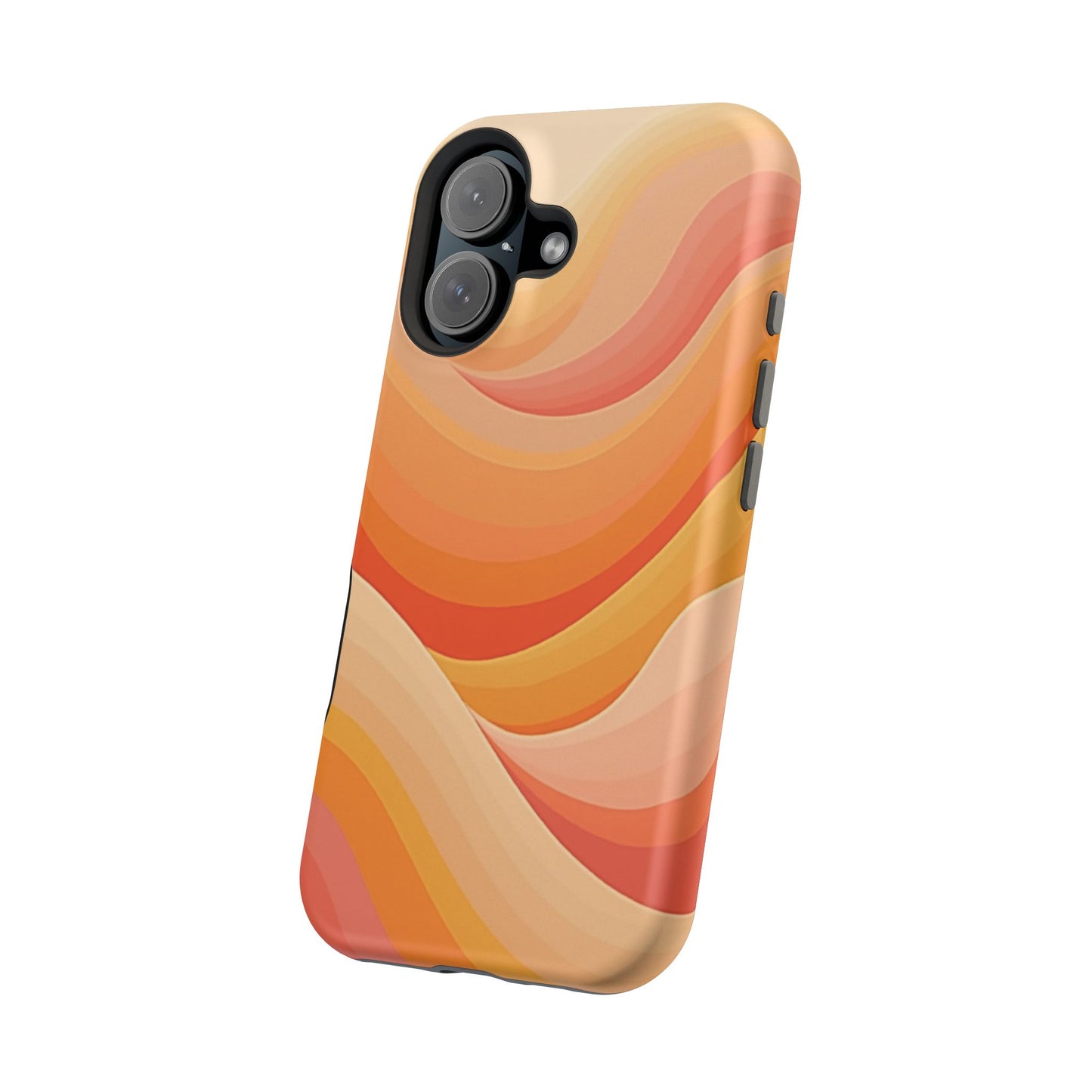 Retro Wave Phone Case - 70s Inspired Aesthetic | Orange Gradient iPhone Case | Gifts for Her | Vintage Style Sun Design
