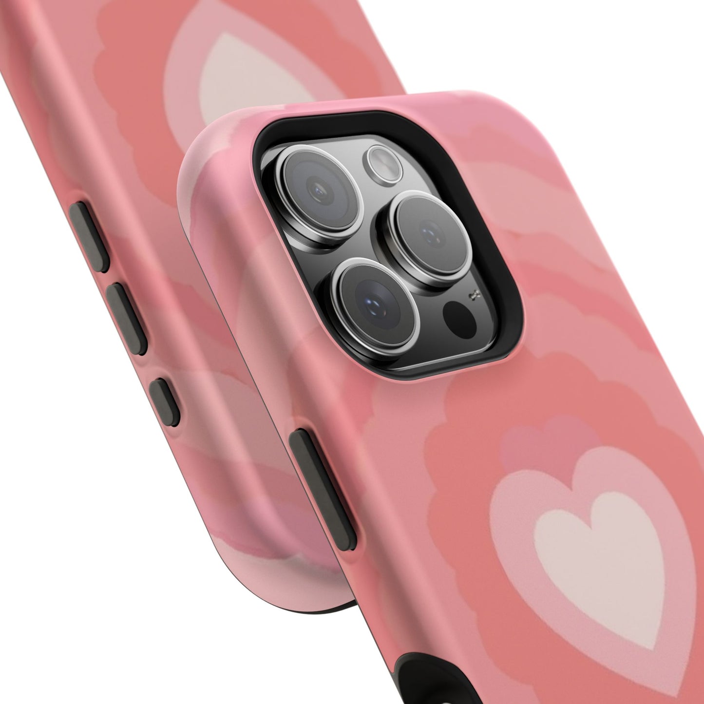 Heart Ripple iPhone Case - Cute Pink Aesthetic - Kawaii Gift for Her