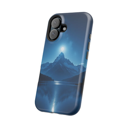 Mountain Moon Phone Case - Serene Landscape iPhone Cover - Nature Lover Gift