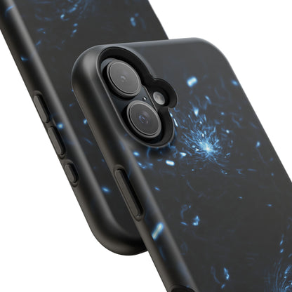 Galaxy Phone Case - Aesthetic iPhone Case | Blue Abstract Energy Design | Gifts for Him/Her | Sci-Fi Tech Vibes