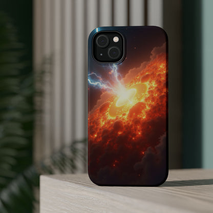 Supernova Phone Case - Fiery Galaxy iPhone Cover - Astronomy Gift for Him/Her