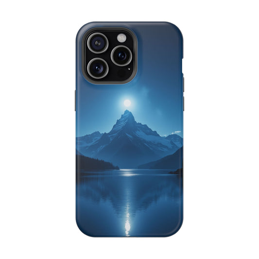 Mountain Moon Phone Case - Serene Landscape iPhone Cover - Nature Lover Gift