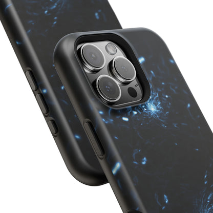 Galaxy Phone Case - Aesthetic iPhone Case | Blue Abstract Energy Design | Gifts for Him/Her | Sci-Fi Tech Vibes