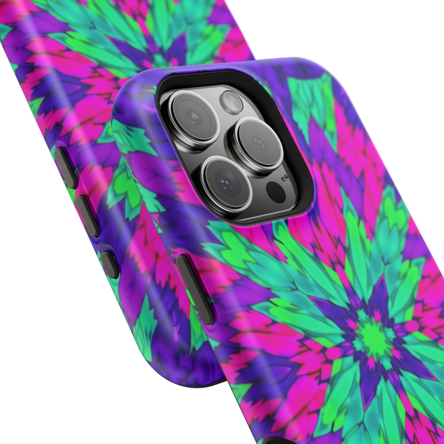 Psychedelic Mandala Phone Case - Trippy Art Gift | Colorful Flower Cases for iPhone Lovers