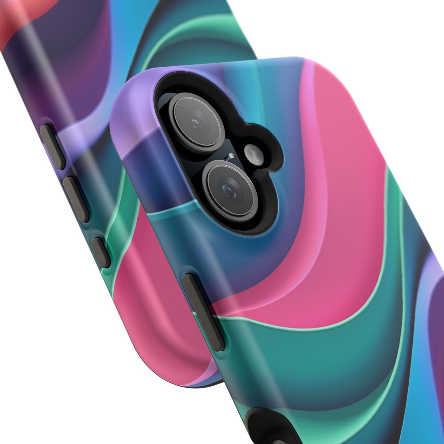 Aesthetic Wave Phone Case - Colorful iPhone Case, Ocean Gift Idea, Trendy Summer Accessory