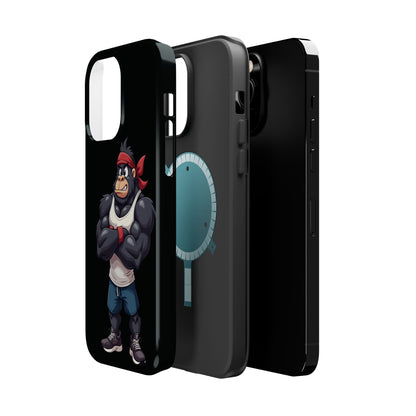 Red Band Gym Gorilla Phone Case – Fierce Style Meets Tough Protection