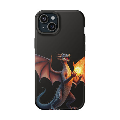 Dragon Fantasy MagSafe® iPhone Tough Case – Stunning Solid Design Protective Cover with Mythical Design