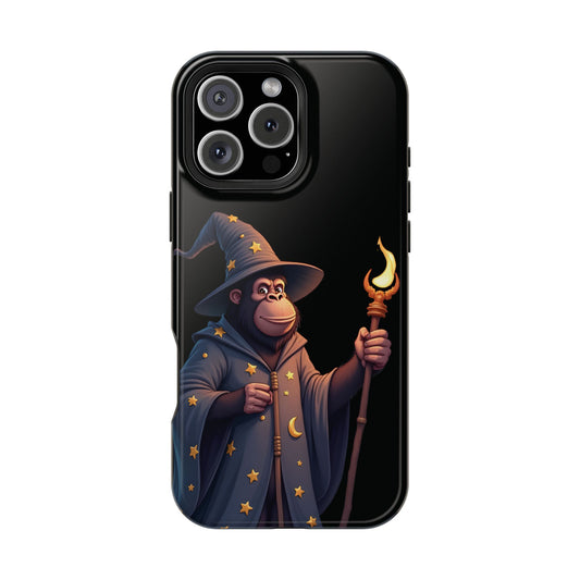 Wizard Gorilla Phone Case – Magical Vibes with a Primate Twist