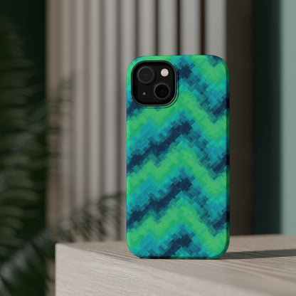 8-Bit Wave Phone Case for iPhone | Retro Pixel Art Slim Protective Cover